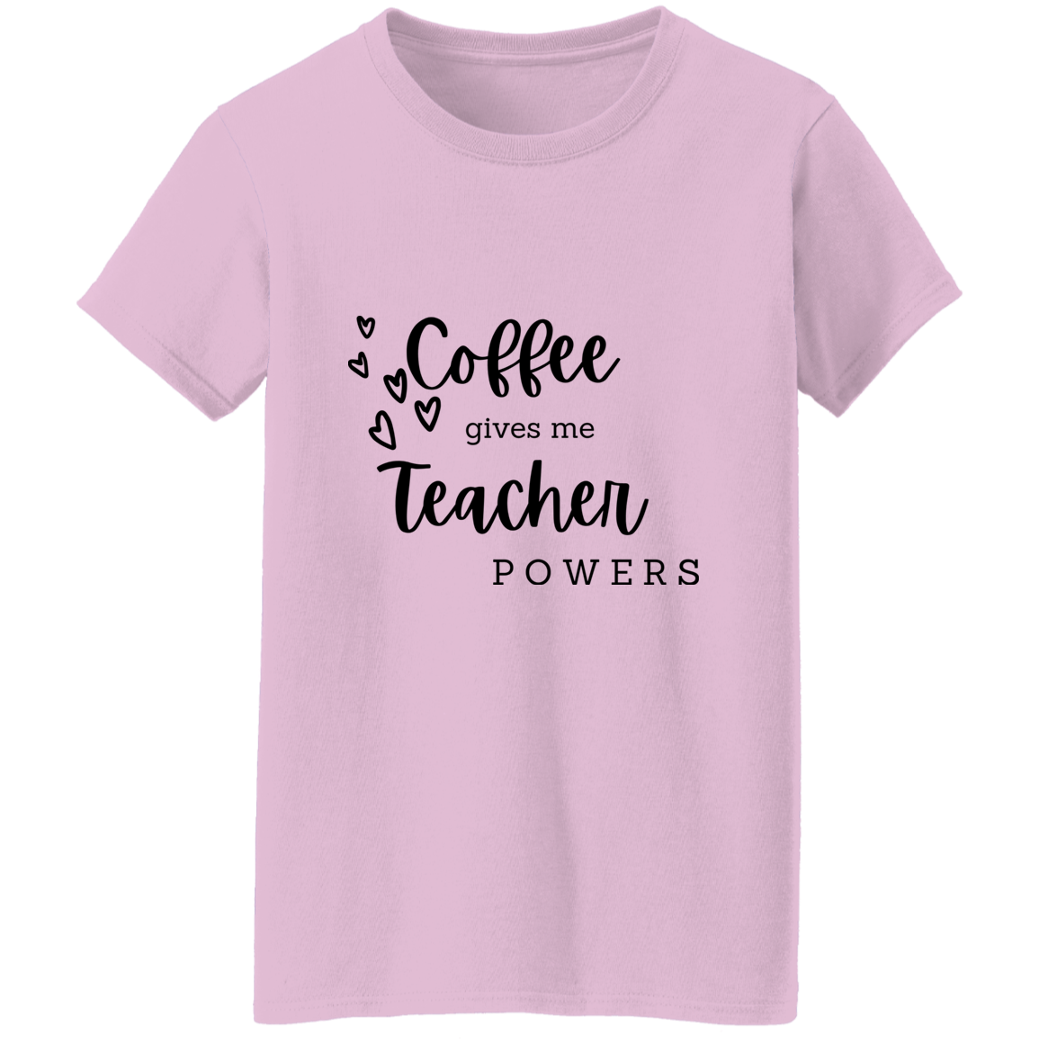 Coffee Gives Me Teacher Powers T-shirt