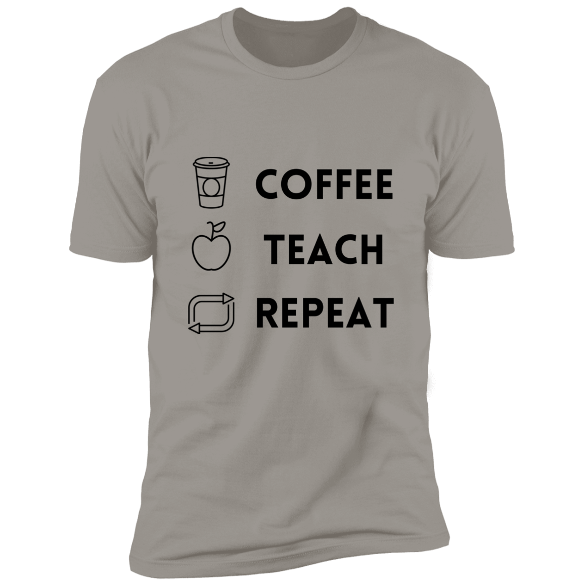 Coffee, Teach, Repeat T-shirt