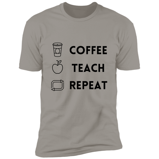 Coffee, Teach, Repeat T-shirt