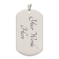 To My Son | Stronger, Braver, Smarter | Dog Tag Necklace