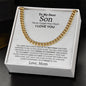 To My Son | Proud of You | Cuban Link Necklace