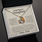 To My Daughter | Never Forget That I Love You |  Alluring Beauty Necklace