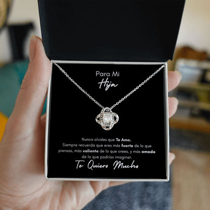 Para Mi Hija | Love Knot Necklace