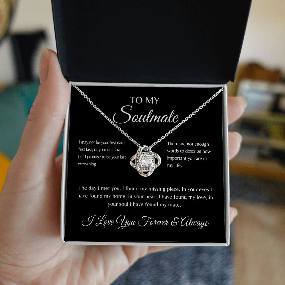To My Soulmate | Love Knot Necklace