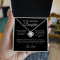 To My Amazing Daughter | Love Knot Necklace Gift