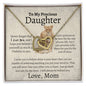 To My Precious Daughter | Interlocking Hearts Necklace