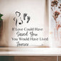 If Love Could Have Saved You | Heart Acrylic | Miscarriage Remembrance Gift