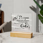 Un poco de Cielo | Acrylic Plaque | Remembrance Gift