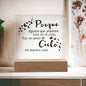 Un poco de Cielo | Acrylic Plaque | Remembrance Gift